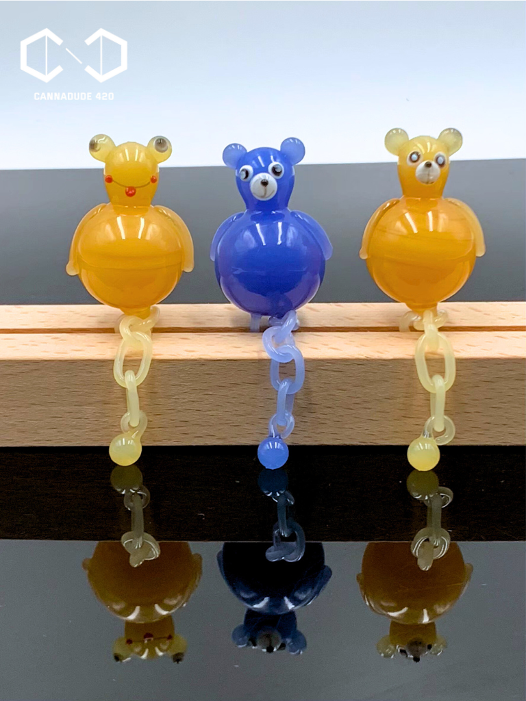 X Mas V.2 Glass Terp Chains 22mm Carb Cap For Quartz Banger
