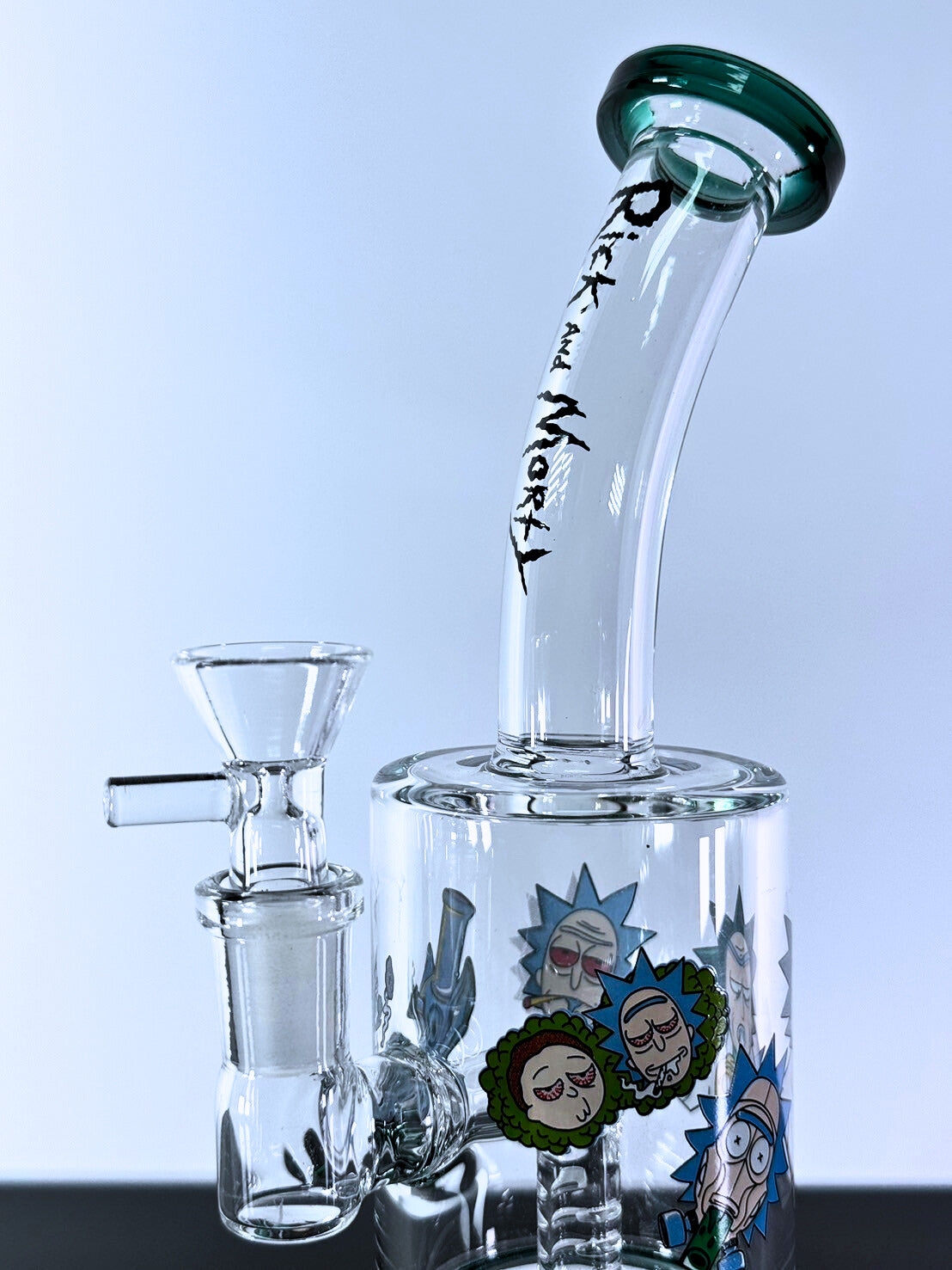 Rick & Morty Mini Dab Rig 8 Inches