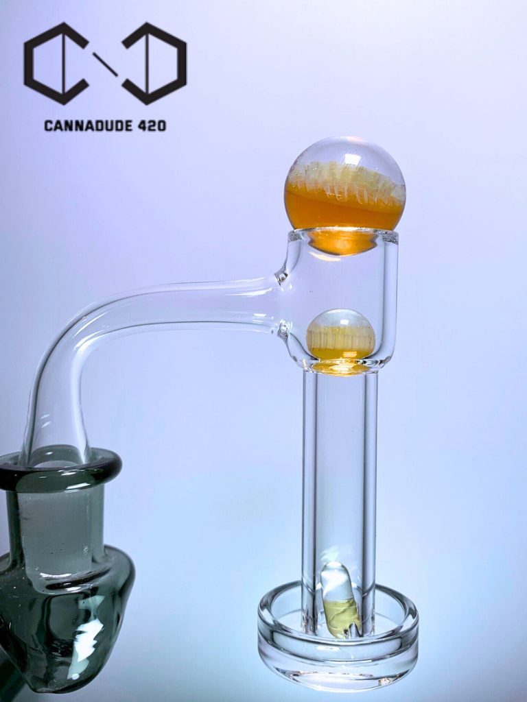 Honeybee Terp Slupers Marble Set Carb Cap For Quartz Banger