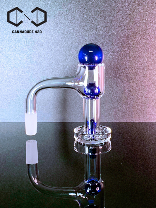 Colored Terp Slurper Marble Set 20mm Carb Cap For Quartz Banger