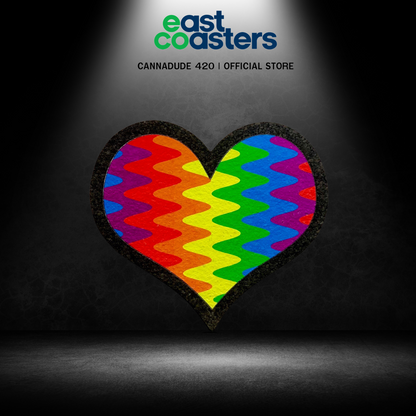 EAST COASTERS |  NATEY LOVE RAINBOW WIG WAG HEART