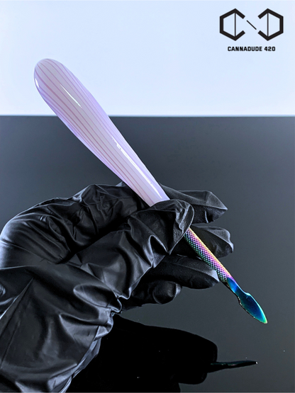 Rainbow Glass Handle Dabber Dab Tool