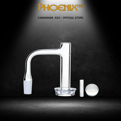 Phoenix Star Quartz Banger with Cap & Pillar