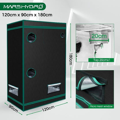 MARS HYDRO 2 IN 1 GROW TENT - 120X90X180 CM