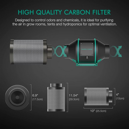 MARS HYDRO 4 INCH CARBON FILTER