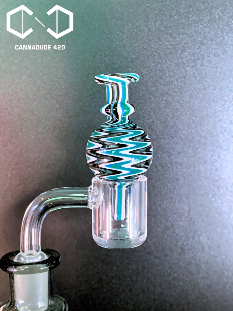 UV Bubble Glass Carb Cap For Quartz Banger 25mm
