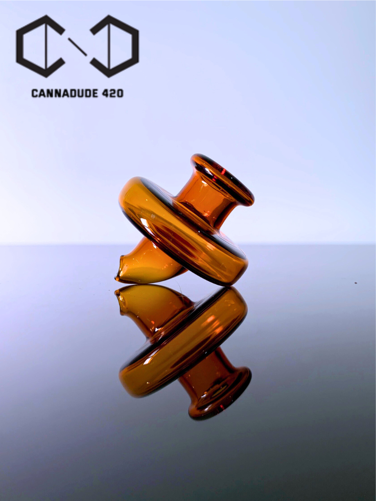 Clear Vortex Carb Cap 35mm Carb Cap For Quartz Banger