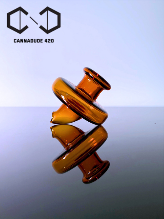 Clear Vortex Carb Cap 35mm Carb Cap For Quartz Banger