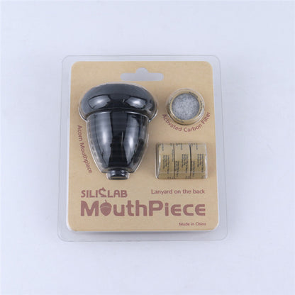 Silicone Mouth Peace with activated carbon filter