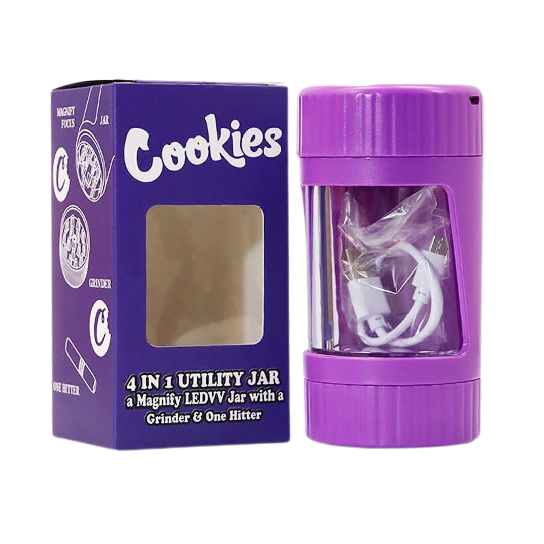 กระปุกโหล Cookies 4-IN-1 Utility Magnifying Stash Jar