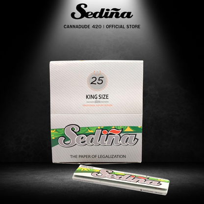 SEDINA Silver Natural Rolling Paper King Size