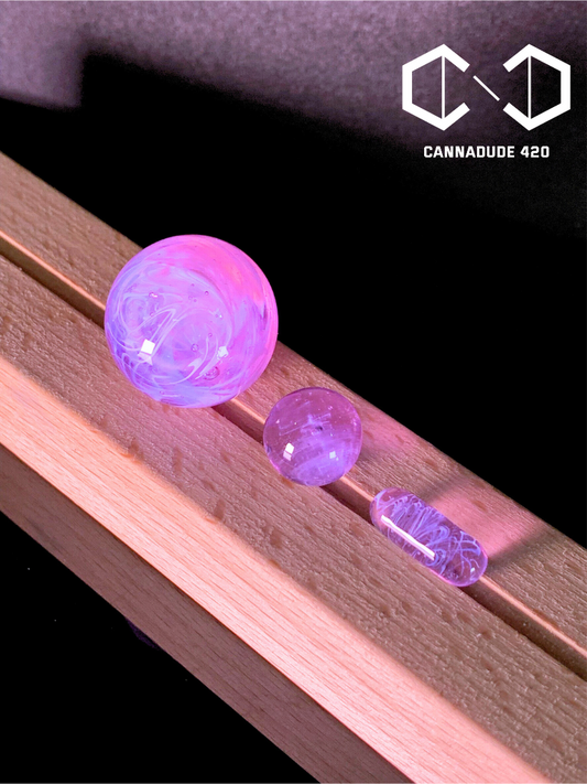 Glass Terp Slupers Marble Set Carb Cap For Quartz Banger