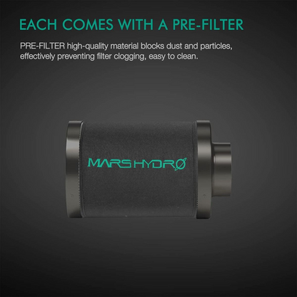 MARS HYDRO 4 INCH CARBON FILTER