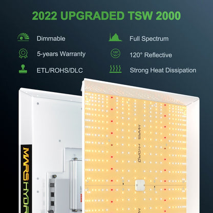 MARS HYDRO TSW 2000 FULL SPECTRUM 300W LED GROW LIGHT