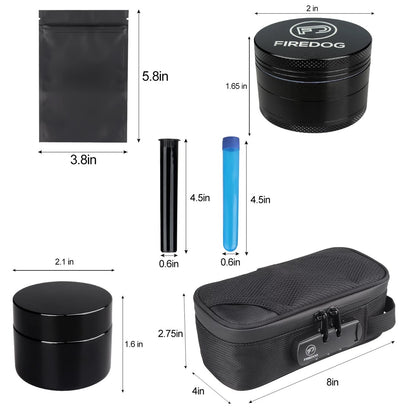 FIREDOG Smell Proof Bag TZ-16 (Full Set)