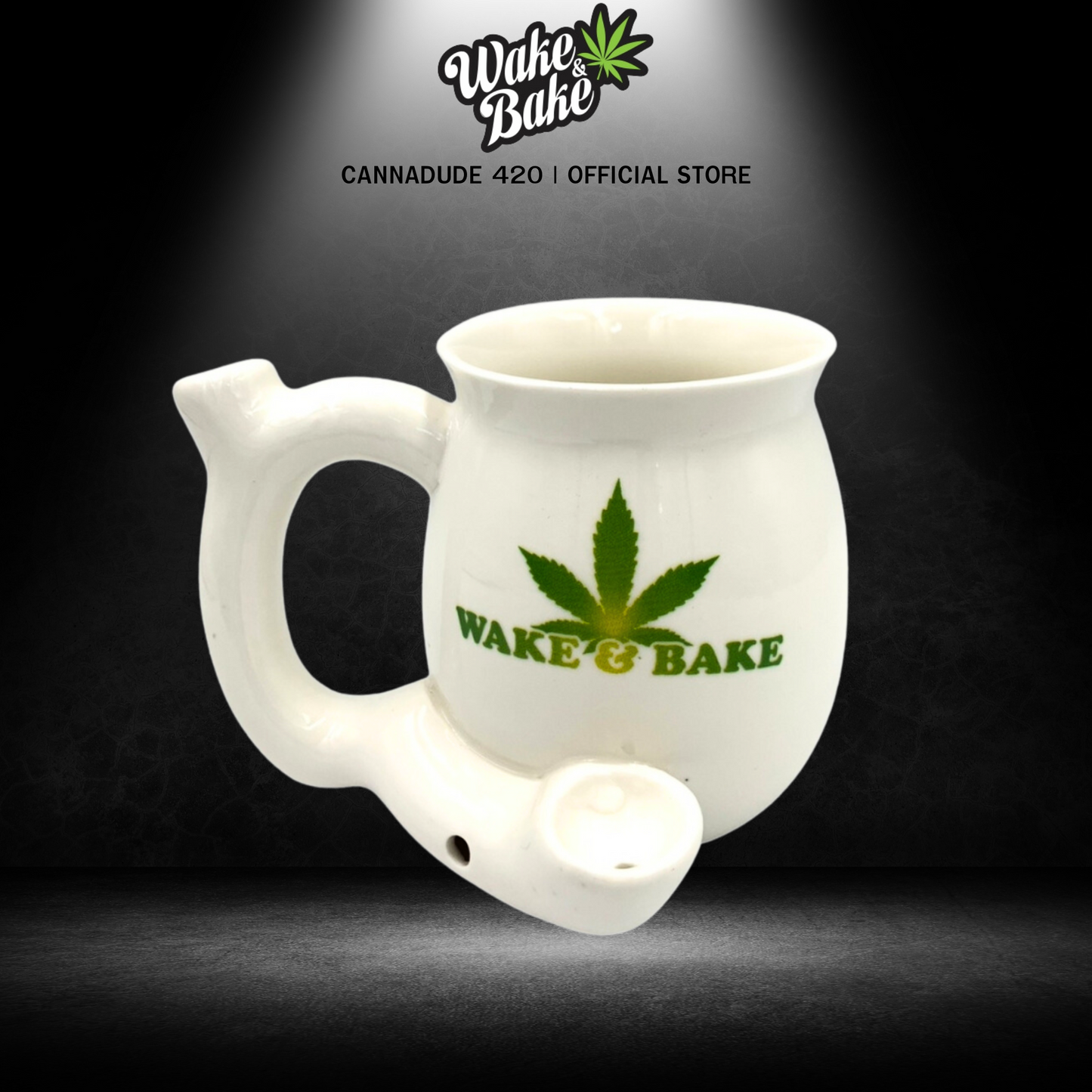 WAKE AND BAKE COFFEE CUP PIPE