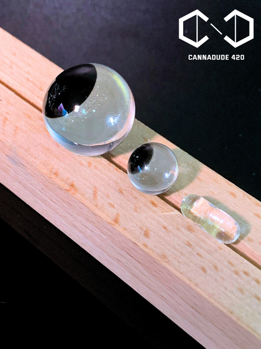 Galaxy Dichro V.2 Glass Terp Slurper Set 22mm Carb Cap For Quartz Banger