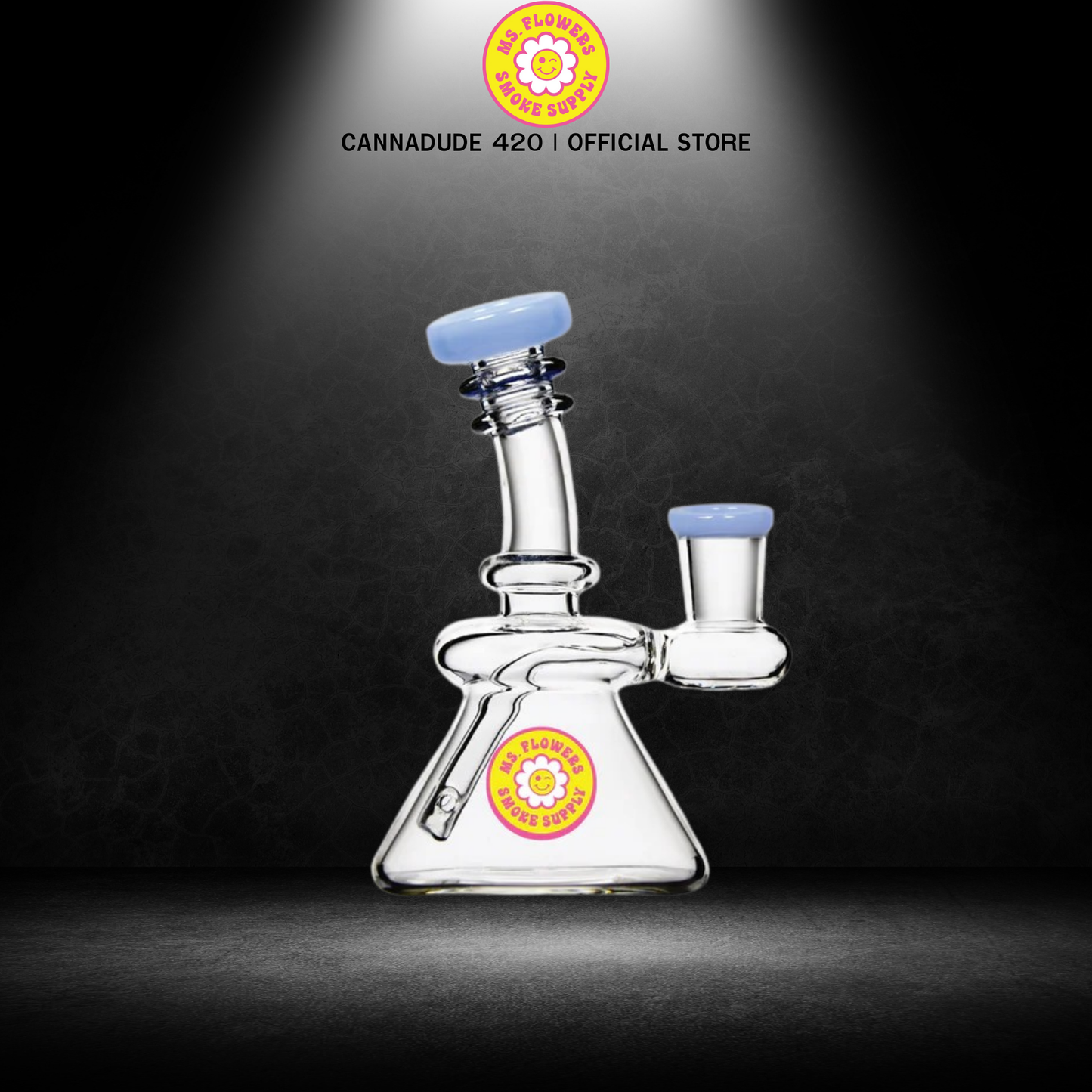 Ms. Flowers® Mini Bong Dab Rig Recycler