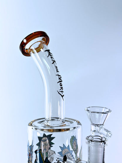 Rick & Morty Mini Dab Rig 8 Inches