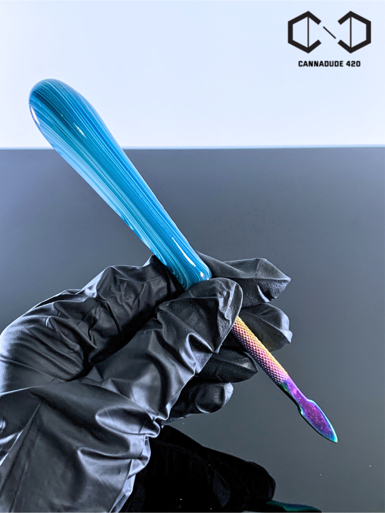 Rainbow Glass Handle Dabber Dab Tool