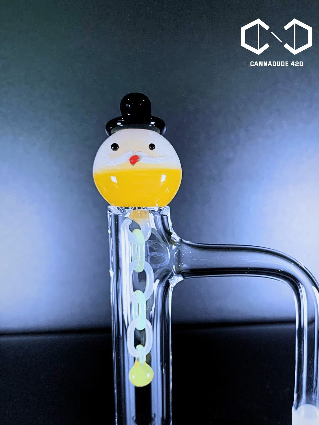 X Mas V.2 Glass Terp Chains 22mm Carb Cap For Quartz Banger