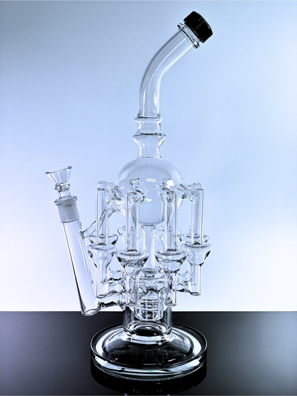 Omega Line Recycler Glass Bong 13 Inches