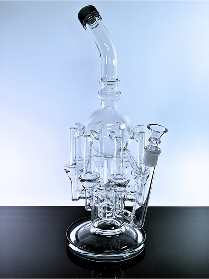 Omega Line Recycler Glass Bong 13 Inches