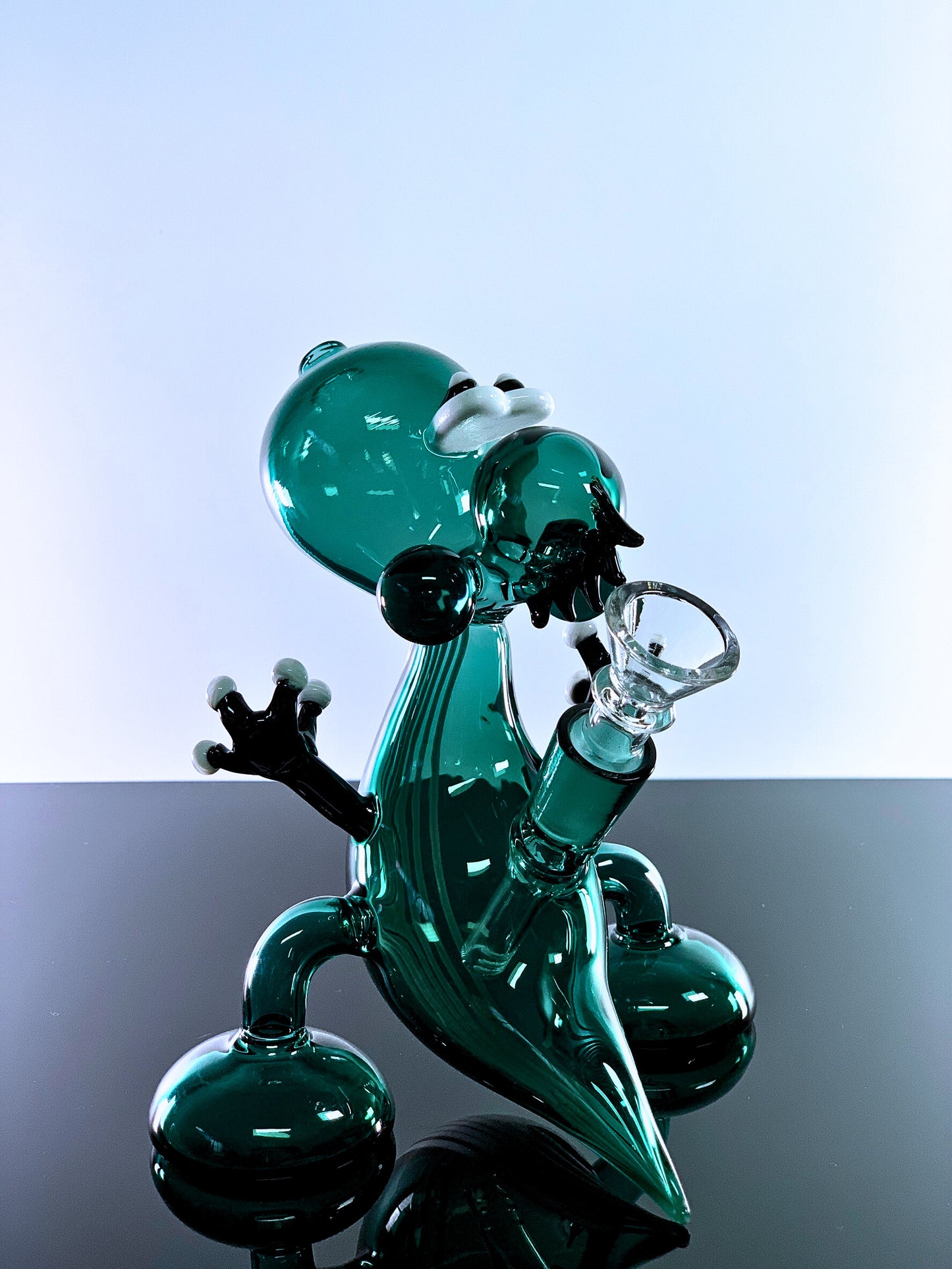 Twerk Dino Glass Bong 6 Inches