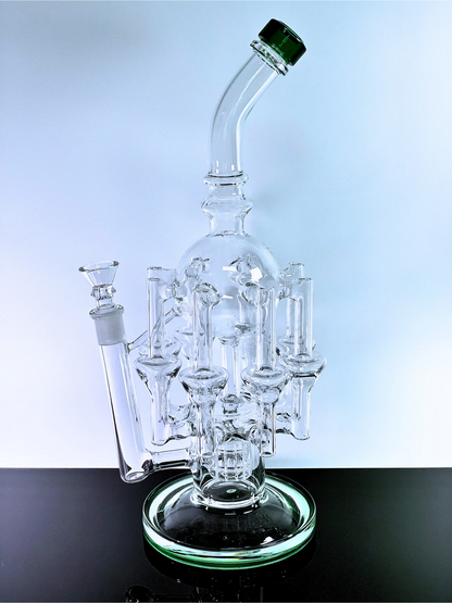 Omega Line Recycler Glass Bong 13 Inches
