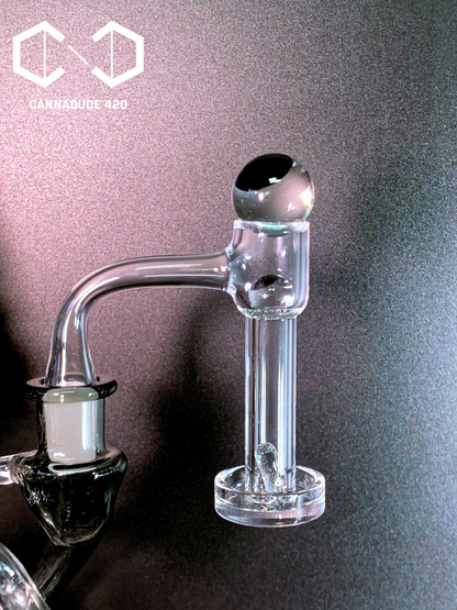 Galaxy Dichro V.2 Glass Terp Slurper Set 22mm Carb Cap For Quartz Banger