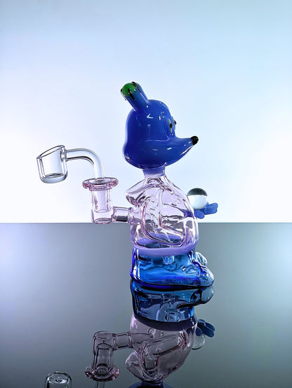 Squirrel Slitted Diff Dab Rig 6 Inches