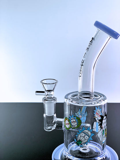 Rick & Morty Mini Dab Rig 8 Inches