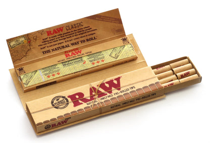 RAW CLASSIC CONNOISSEUR KSS + PRE ROLLED TIPS