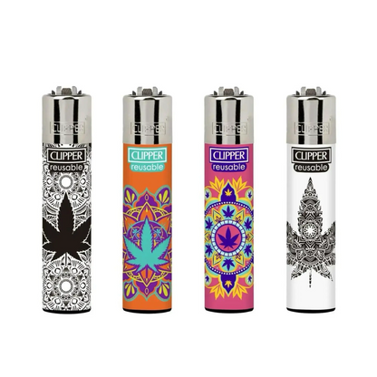 Clipper Reusable Lighter Weed Mandala Collection