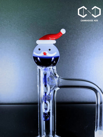 X Mas V.2 Glass Terp Chains 22mm Carb Cap For Quartz Banger
