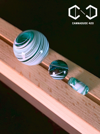 Glass Terp Slupers Marble Set Carb Cap For Quartz Banger