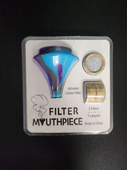 Silicone Mouth Peace with activated carbon filter