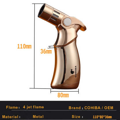 COHIBA Triple 3 Torch Jet Lighter | COB-659