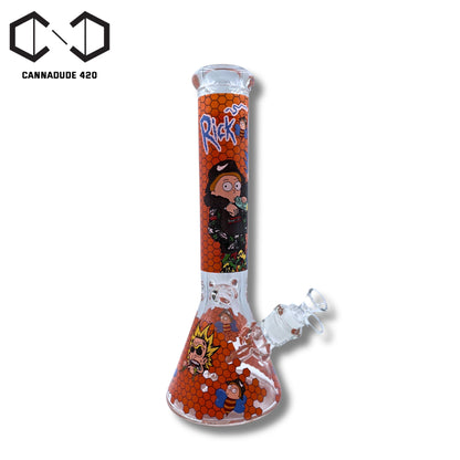 Rick & Morty Beaker Glass Bong 14 Inches