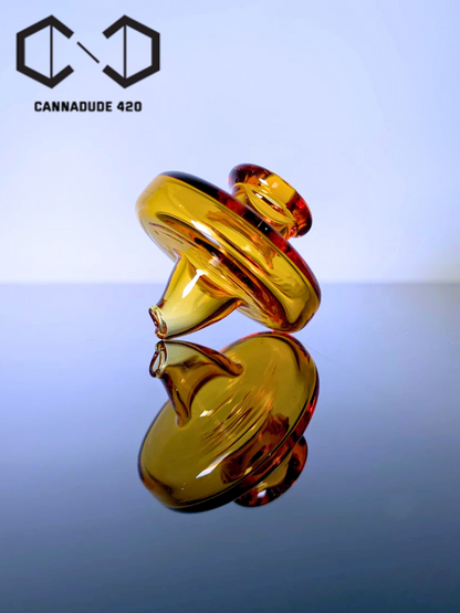 Clear Vortex Carb Cap 35mm Carb Cap For Quartz Banger