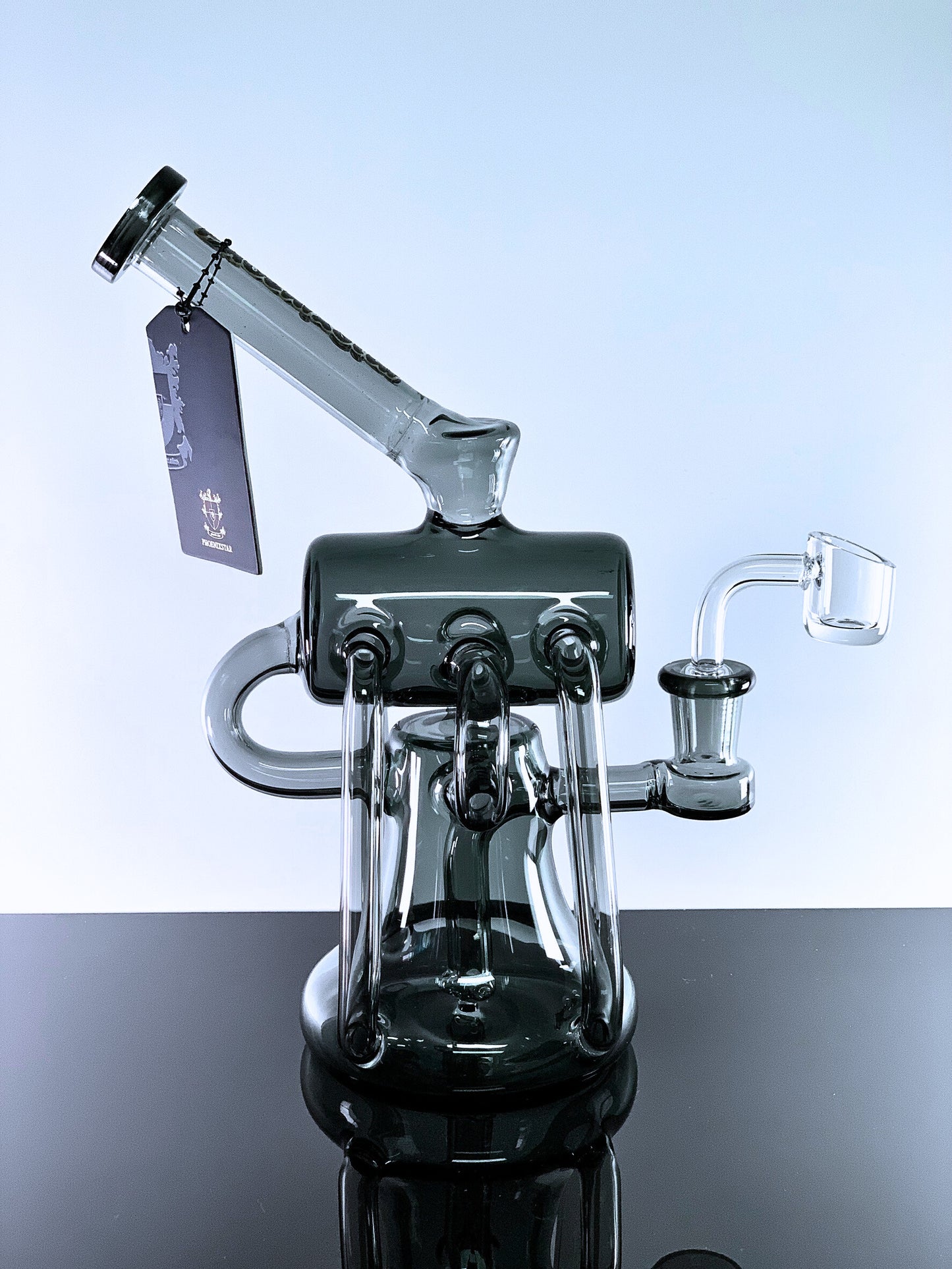 Recycler Spike Tube Dab Rig 8 Inches