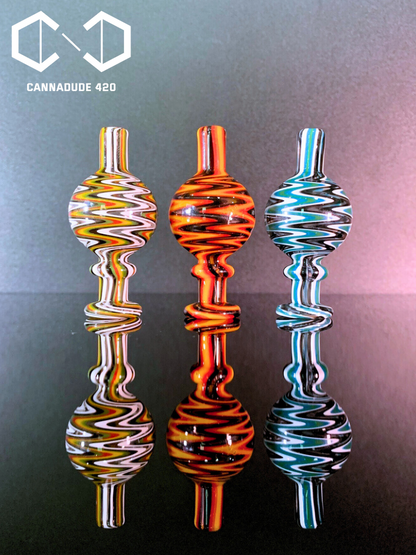 UV Bubble Glass Carb Cap For Quartz Banger 25mm