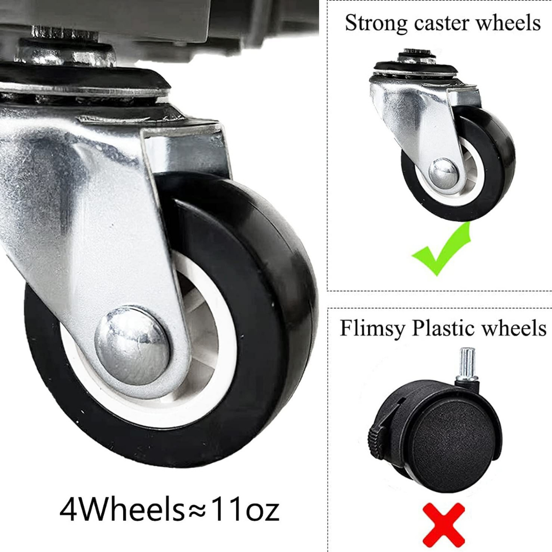 PLANT STAND WITH WHEELS TRAY