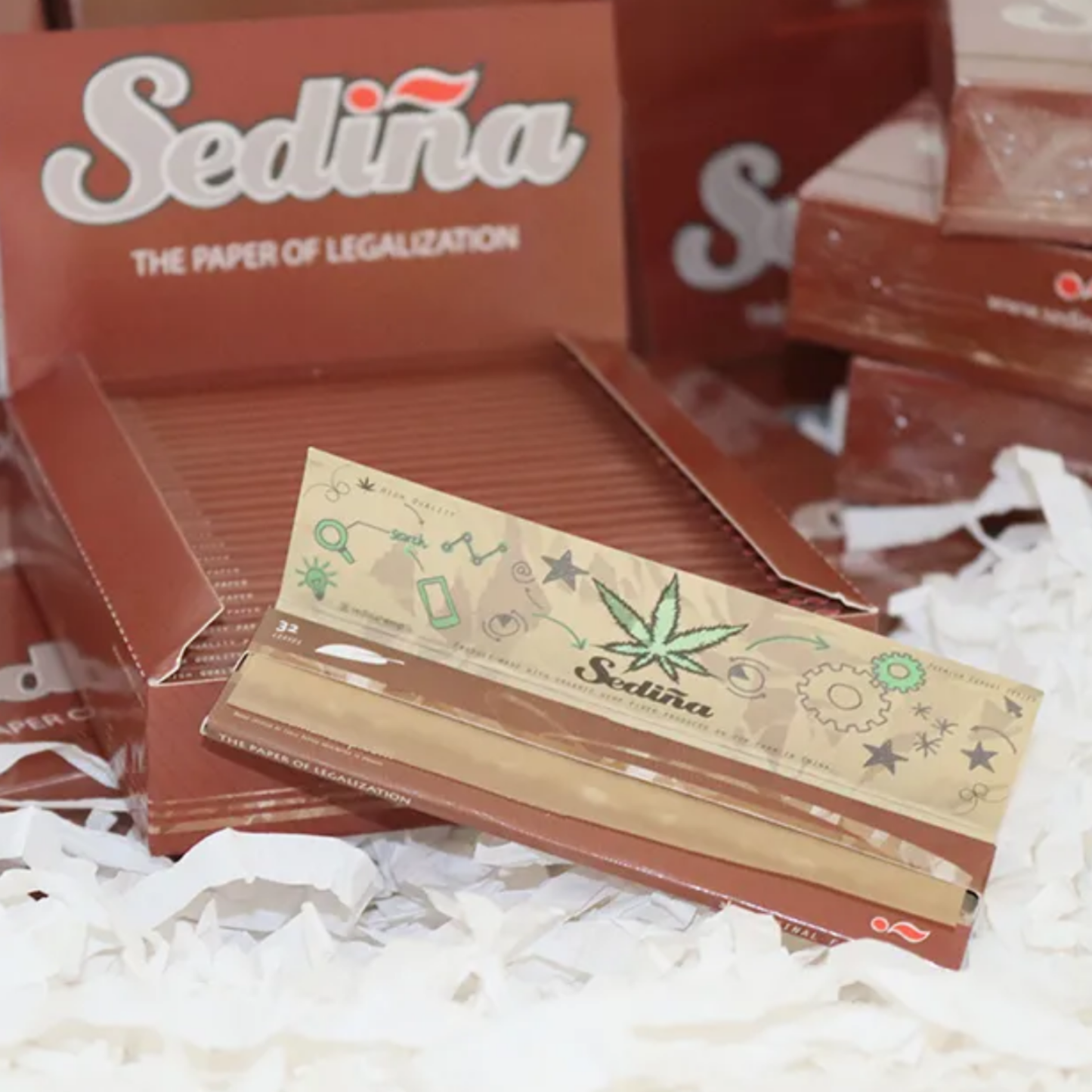 SEDINA Brown Natural Rolling Paper King Size