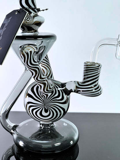 Reb Bull Recycler Dab Rig 8 Inches