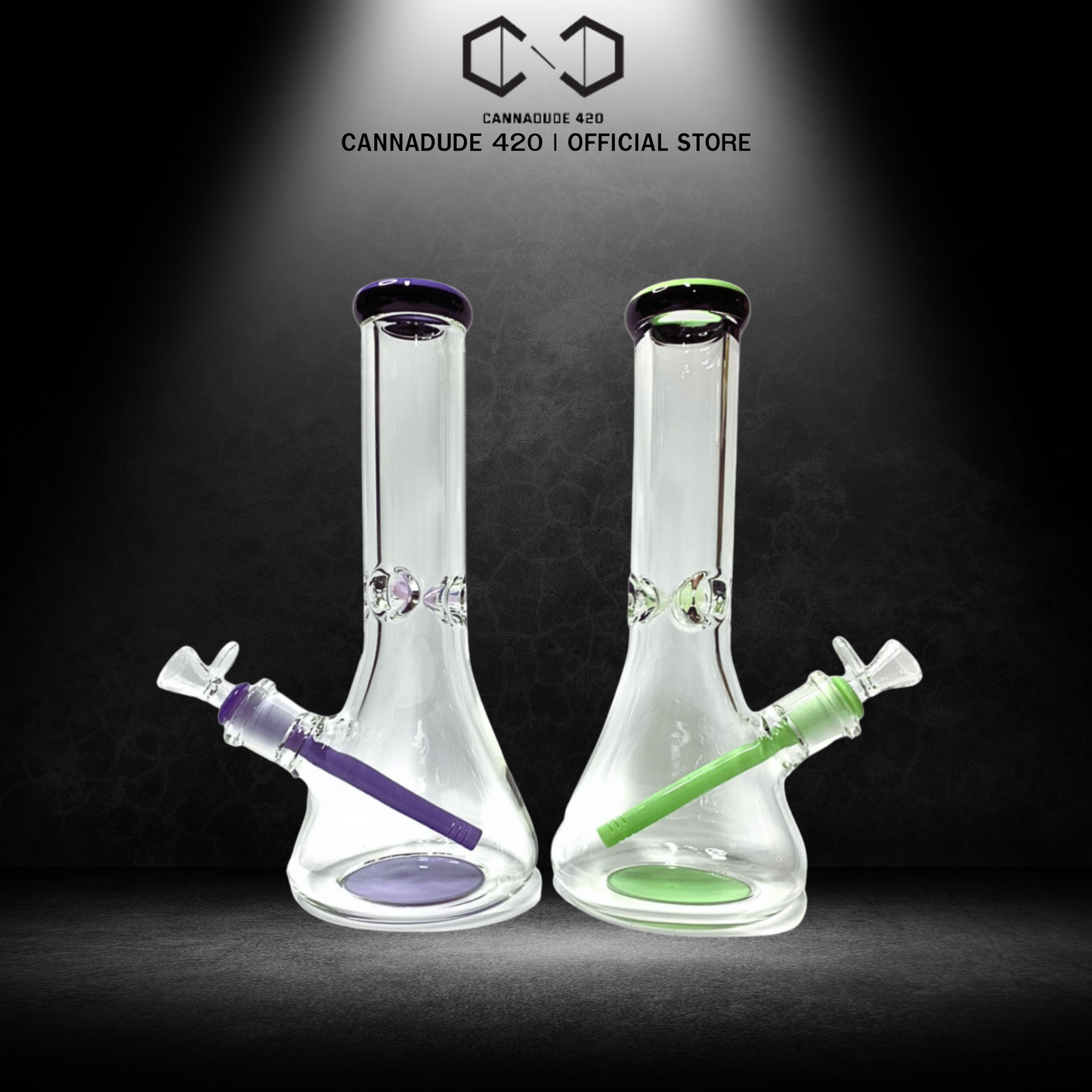 Thick Beaker Glass Bong 12 Inches