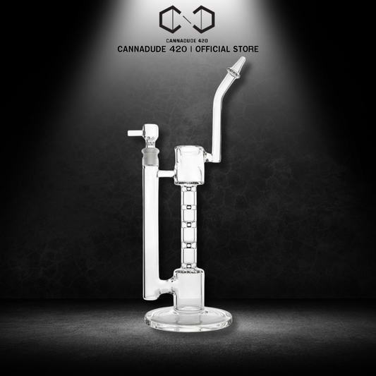 Cannadude Upline Glass Bong Dab Rig 13"