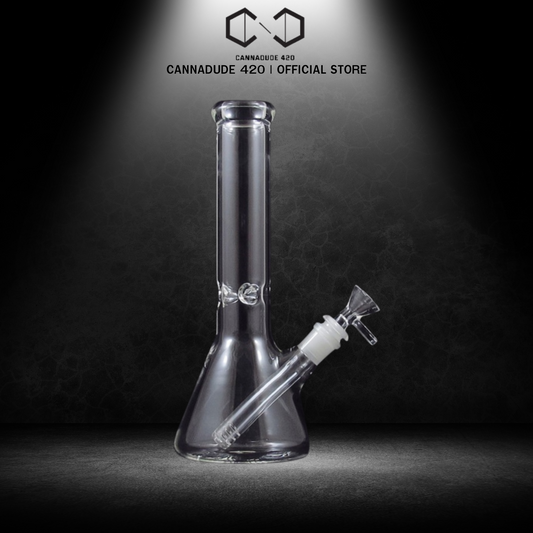 Clear Beaker Glass Bong 14 Inches