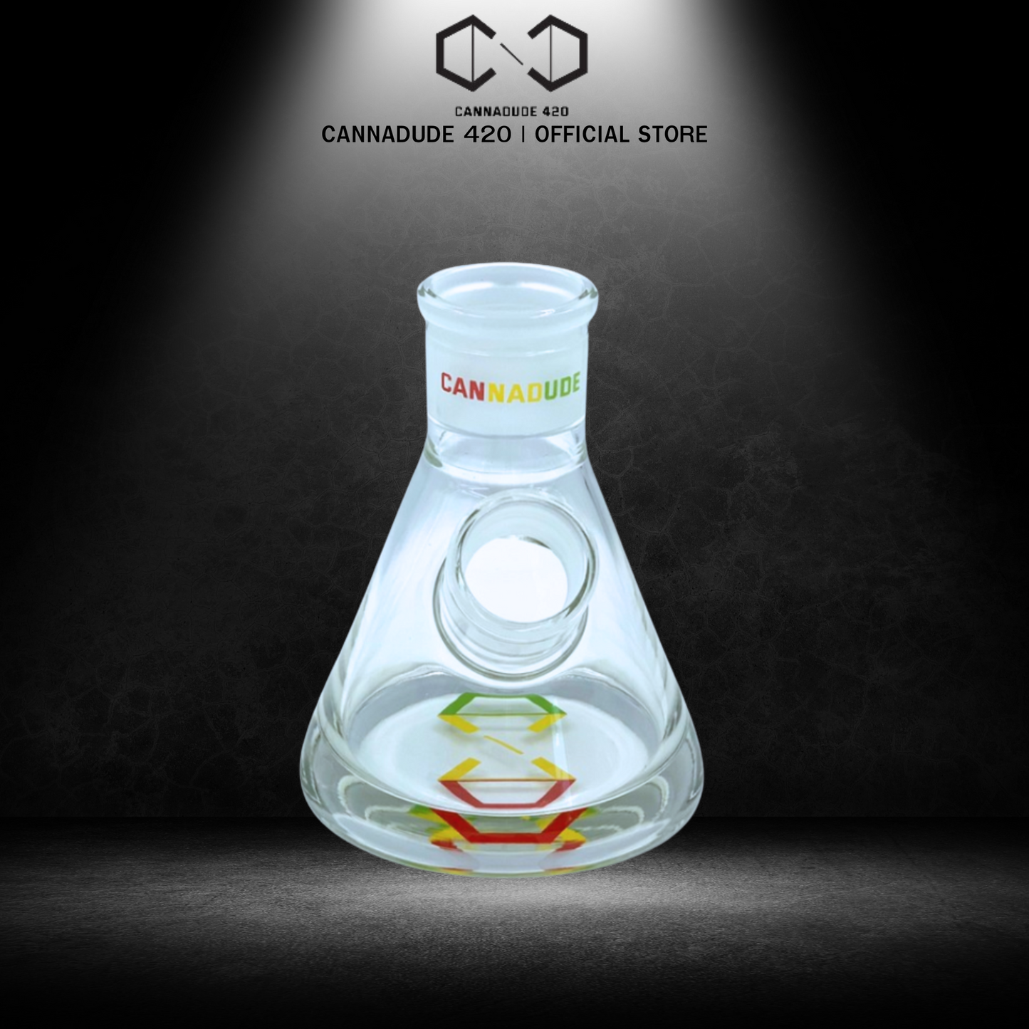 Base Cannadude420 Lego V.2 SUPER THICK Beaker Glass Bong 18 Inches