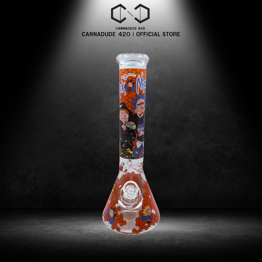Rick & Morty Beaker Glass Bong 14 Inches